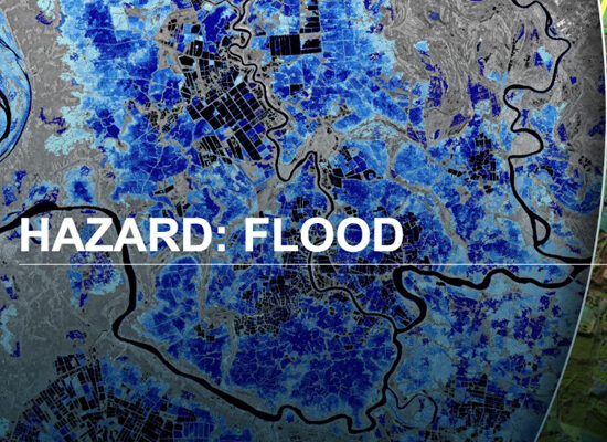 Large-scale flood hazard assessment
