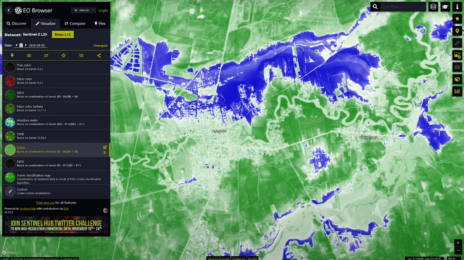 Large-scale flood hazard assessment