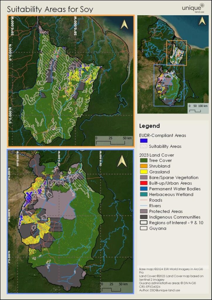 Updated 2023 land cover map for regions 9 and 10 based on Sentinel 2 imagery