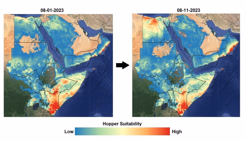 Hopper Suitability Map