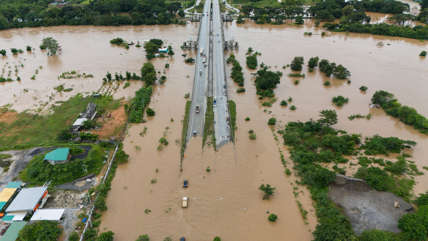 Large-scale flood hazard assessment