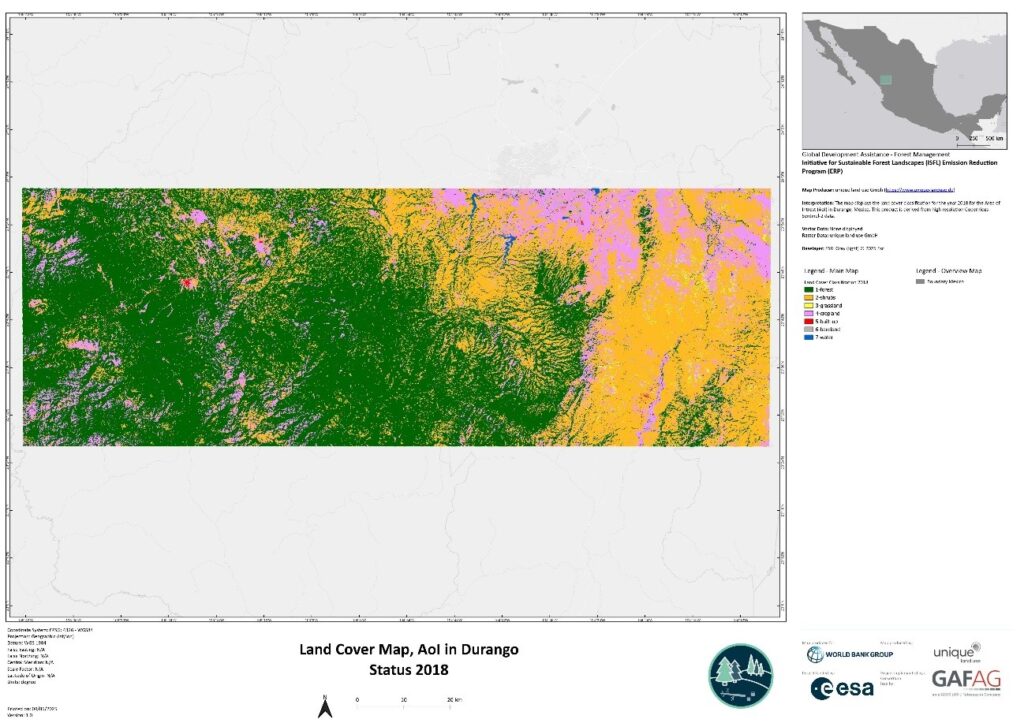 Land Cover Map, Durango